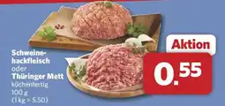 Combi Schweinehackfleisch oder Thüringer Mett Angebot