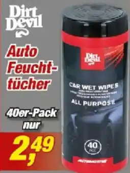 Posten Börse Dirt Devil Auto Feuchttücher Angebot