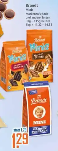 Klaas und Kock Brandt Minis Markenzwieback Angebot