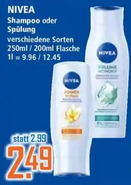 Klaas und Kock NIVEA Shampoo oder Spülung Angebot