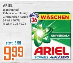Klaas und Kock ARIEL Waschmittel Angebot