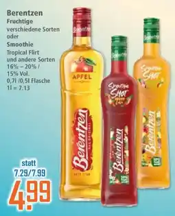 Klaas und Kock Berentzen Fruchtige Angebot