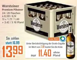Klaas und Kock Warsteiner Premium Pilsener Angebot