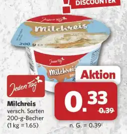 Combi Jeden Tag Milchreis Angebot