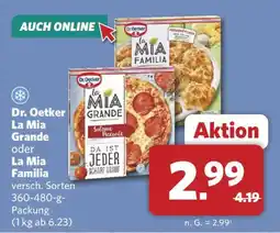 Combi Dr. Oetker La Mia Grande oder La Mia Familia Angebot