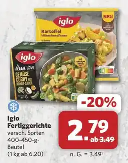 Combi iglo Fertiggerichte Angebot