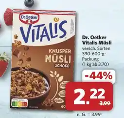Combi Dr. Oetker Vitalis Müsli Angebot