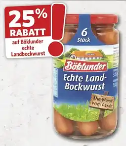 Combi Böklunder Echte Landbockwurst Angebot