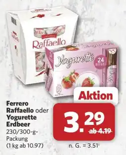 Combi Ferrero Raffaello oder Yogurette Erdbeer Angebot