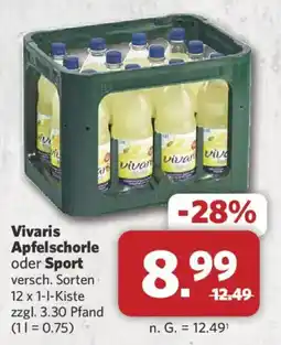Combi Vivaris Apfelschorle oder Sport Angebot