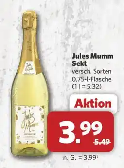 Combi Jules Mumm Sekt Angebot
