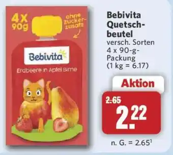 Combi Bebivita Quetschbeutel Angebot