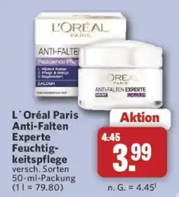 Combi L'Oréal Paris Anti-Falten Experte Feuchtigkeitspflege Angebot