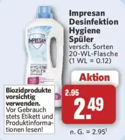 Combi Impresan Desinfektion Hygiene Spüler Angebot