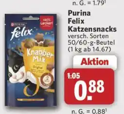 Combi Purina Felix Katzensnacks Angebot