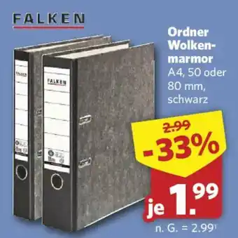 Combi FALKEN Ordner Wolkenmarmor Angebot