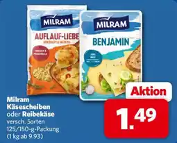 Combi Milram Käsescheiben oder Reibekäse Angebot