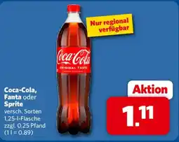 Combi Coca-Cola, Fanta oder Sprite Angebot