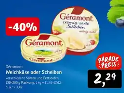 KONSUM Géramont Weichkäse oder Scheiben Angebot