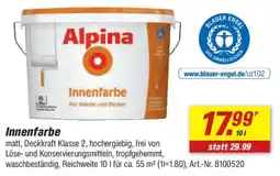 toom Baumarkt Alpina Innenfarbe Angebot