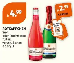 Müller ROTKÄPPCHEN Sekt oder Fruchtsecco Angebot