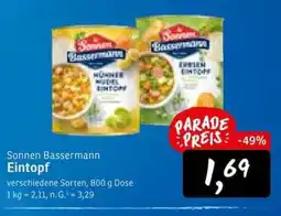 KONSUM Sonnen Bassermann Eintopf Angebot