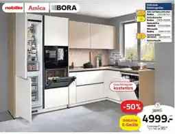ROLLER nobilia Amica BORA Küchenzeile Angebot