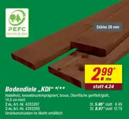 toom Baumarkt Bodendiele „KDI“ Angebot