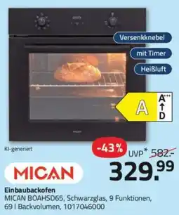 ROLLER MICAN Einbaubackofen Angebot