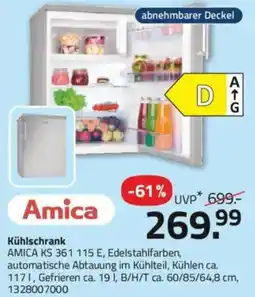 ROLLER Amica Kühlschrank Angebot