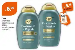 Müller OGX ProGrowth + Peptide Shampoo oder Spülung Angebot