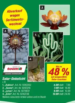 toom Baumarkt Solar-Dekolicht Angebot