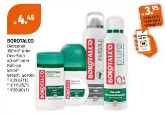 Müller BOROTALCO Deospray Angebot