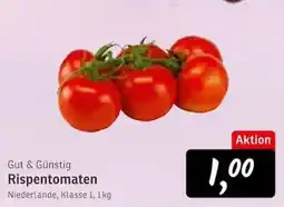 KONSUM Gut & Günstig Rispentomaten Angebot