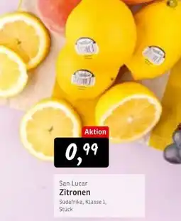 KONSUM San Lucar Zitronen Angebot