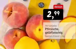 KONSUM Herzstücke Pfirsische, gelbfleischig Angebot