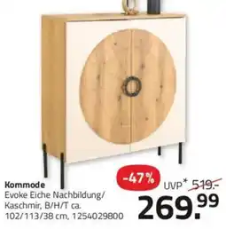 ROLLER Kommode Evoke Eiche Nachbildung/Kaschmir Angebot