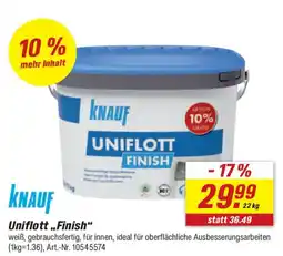 toom Baumarkt knauf Uniflott „Finish“ Angebot