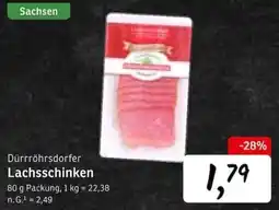 KONSUM Dürrröhrsдорfer Lachsschinken Angebot