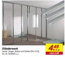 toom Baumarkt Ständerwerk Angebot