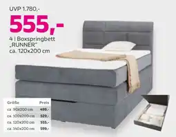 Mömax Boxspringbett "RUNNER" Angebot