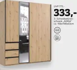 Mömax 3 | Schwebetüren-schrank „ADRIA“ Angebot