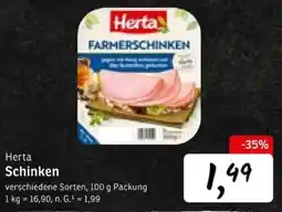 KONSUM Herta Schinken Angebot