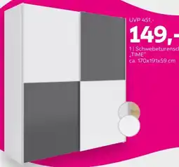 Mömax Schwebetürenschrank "TIME" Angebot