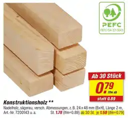 toom Baumarkt Konstruktionsholz Angebot