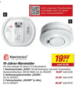 toom Baumarkt 10-Jahres-Warmmelder Angebot