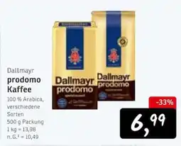 KONSUM Dallmayr prodomo Kaffee Angebot