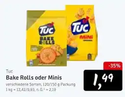 KONSUM Tuc Bake Rolls oder Minis Angebot