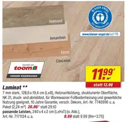 toom Baumarkt Laminat ** Angebot