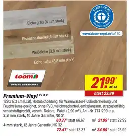 toom Baumarkt Premium-Vinyl Angebot